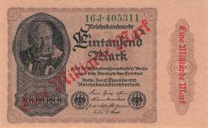 1 Milliarde Mark ro.110f J